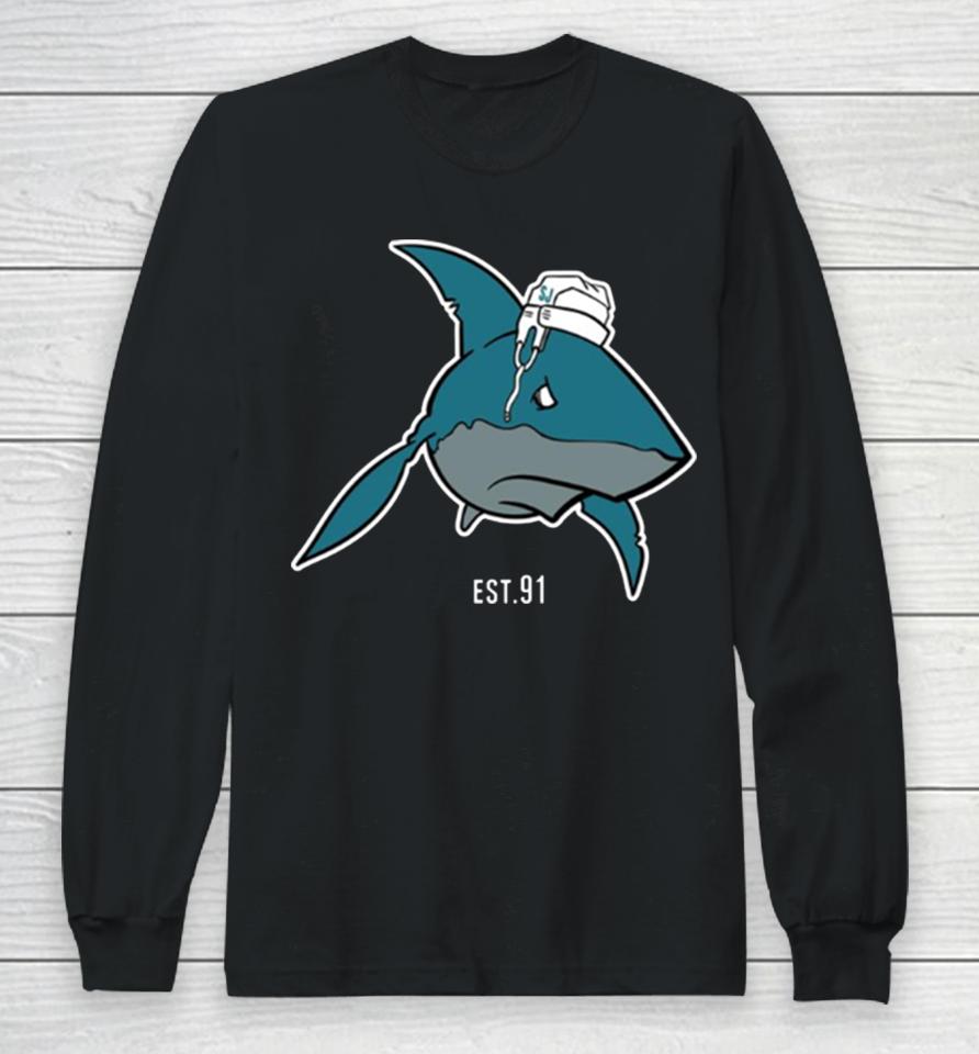 Sj Sharks Est 91 San Jose Sharks Long Sleeve T-Shirt