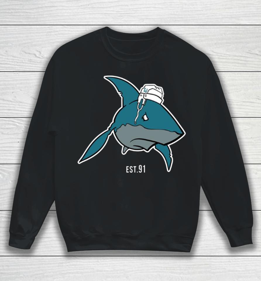 Sj Sharks Est 91 San Jose Sharks Sweatshirt