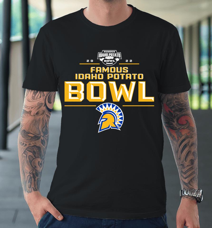 Sjsu Jose State 2022 Famous Idaho Potato Bowl Playoff Premium T-Shirt