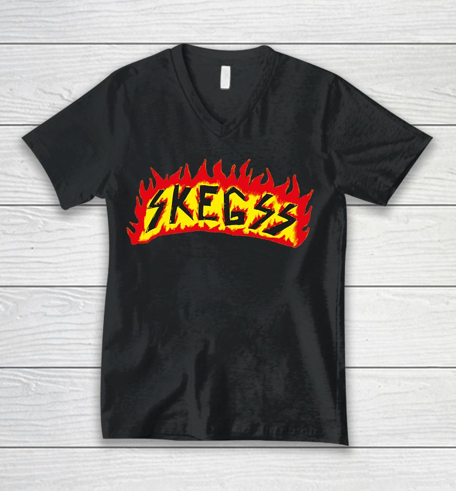 Skegss Logo Unisex V-Neck T-Shirt