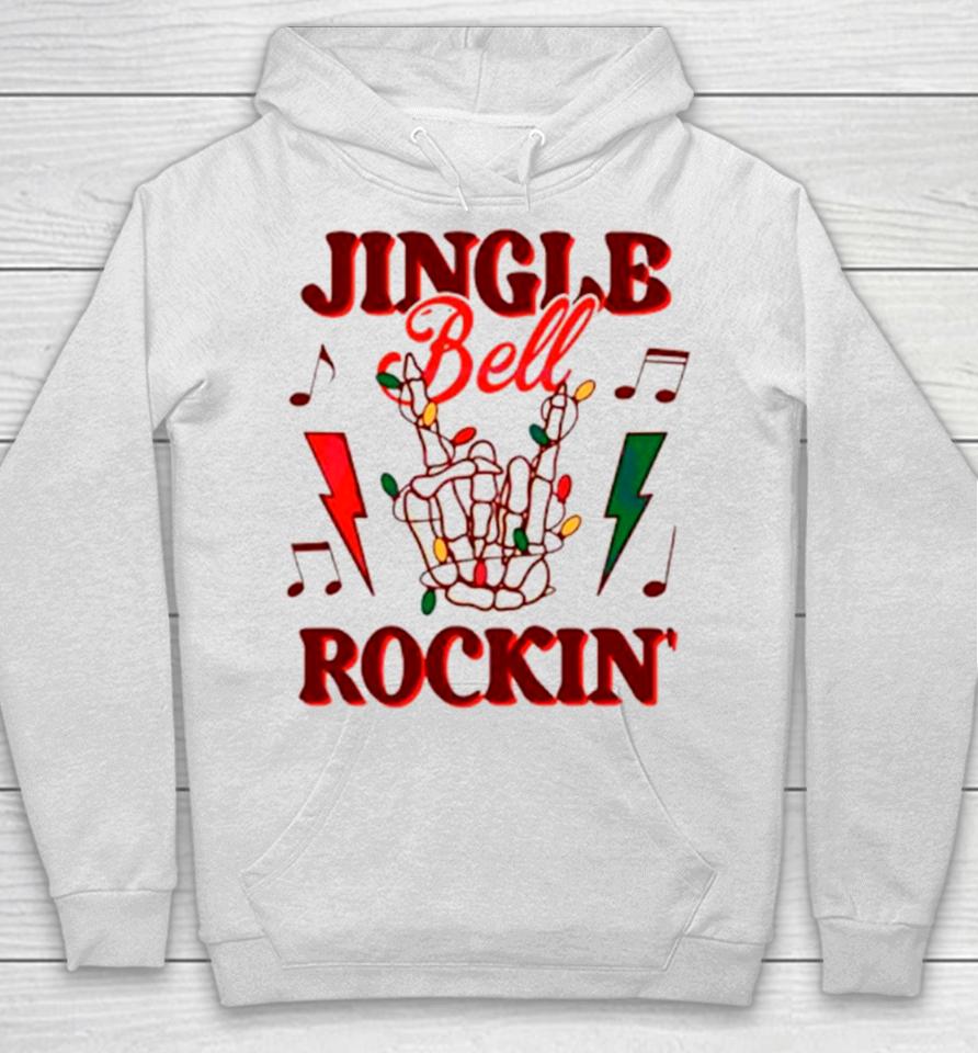 Skeleton Jingle Bell Rockin Retro Christmas Hoodie