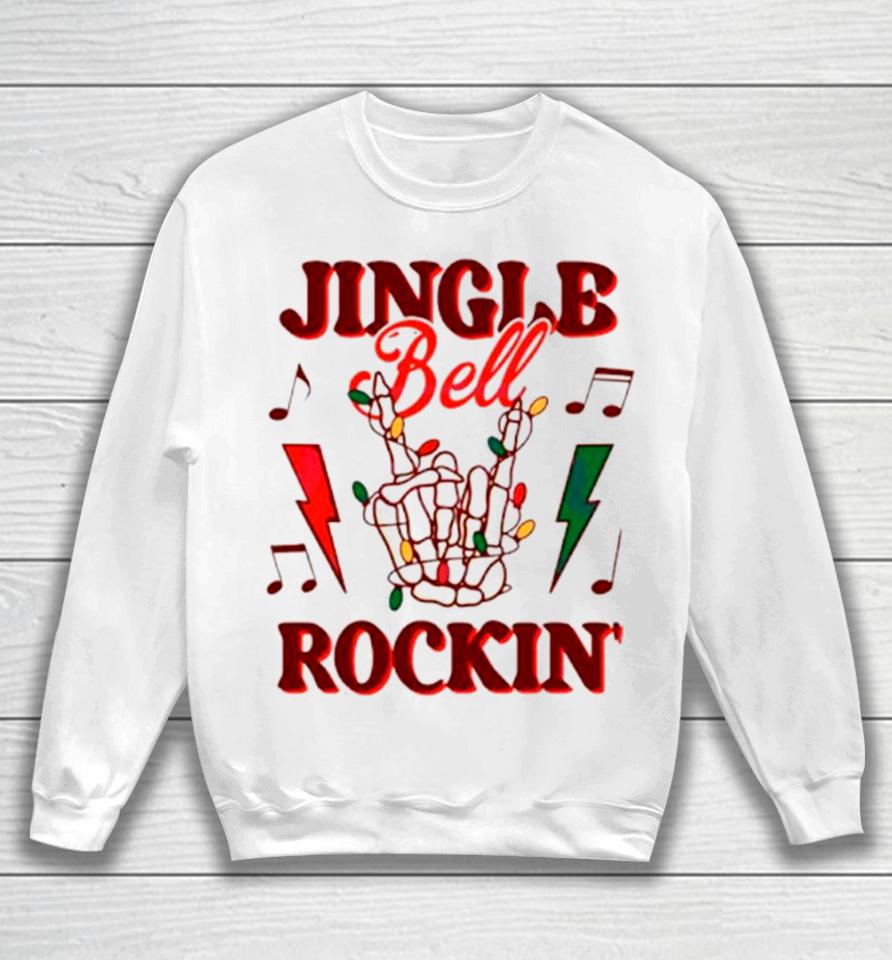 Skeleton Jingle Bell Rockin Retro Christmas Sweatshirt