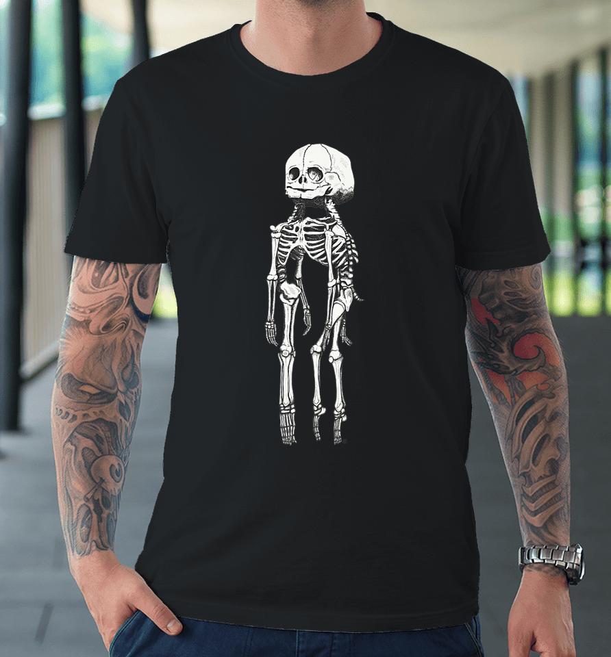 Skeleton Twin Anamoly Premium T-Shirt
