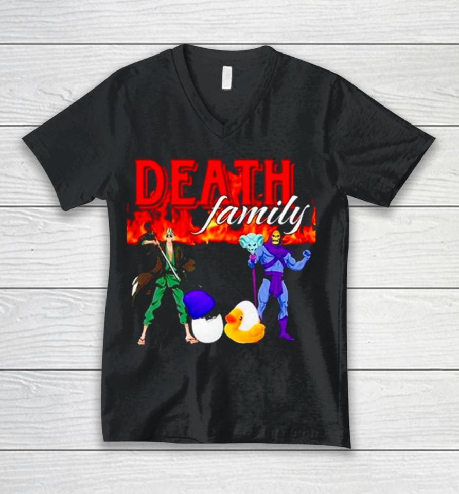 Skeletor Death Family Unisex V-Neck T-Shirt