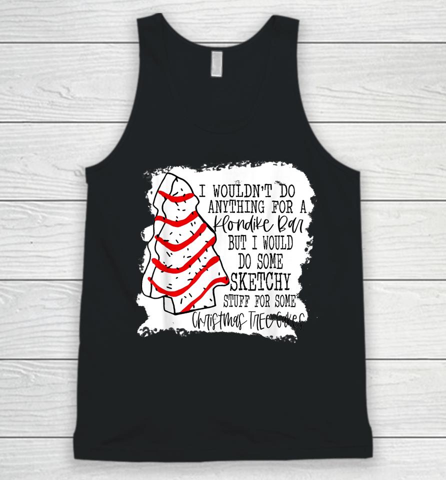 Sketchy Stuff For Some Christmas Tree Cakes Classic Unisex Tank Top