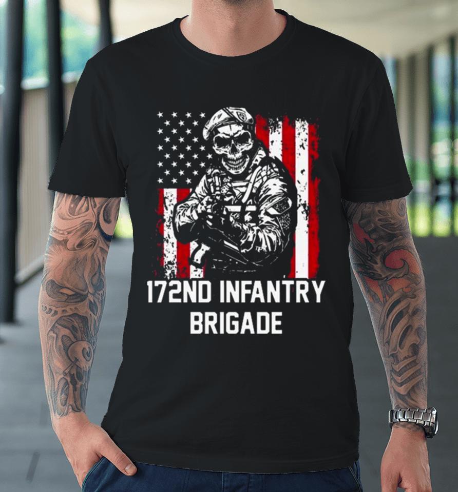 Skull 172Nd Infantry Brigade Usa Premium T-Shirt