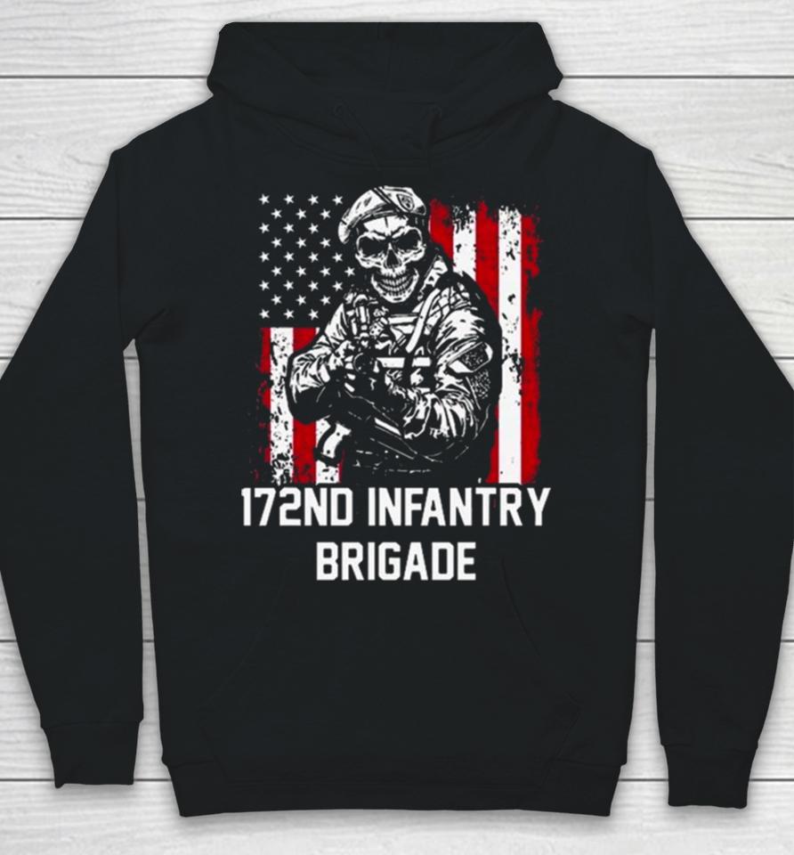 Skull 172Nd Infantry Brigade Usa Hoodie