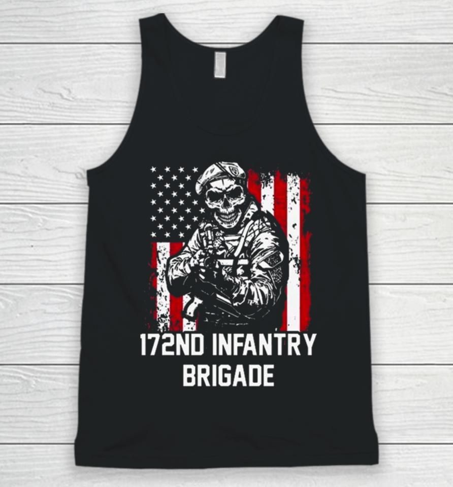 Skull 172Nd Infantry Brigade Usa Unisex Tank Top