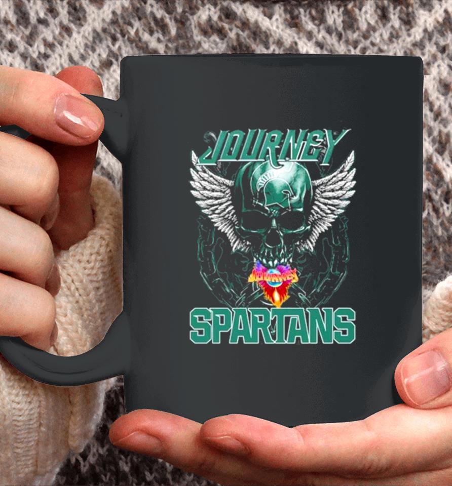 Skull Wings Journey Michigan State Spartans Coffee Mug