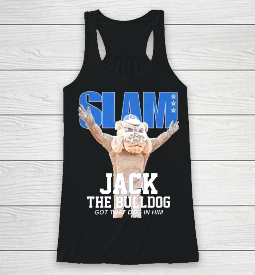 Slam Jack The Bulldog Got That Dog In Him Georgetown Mascot Racerback Tank