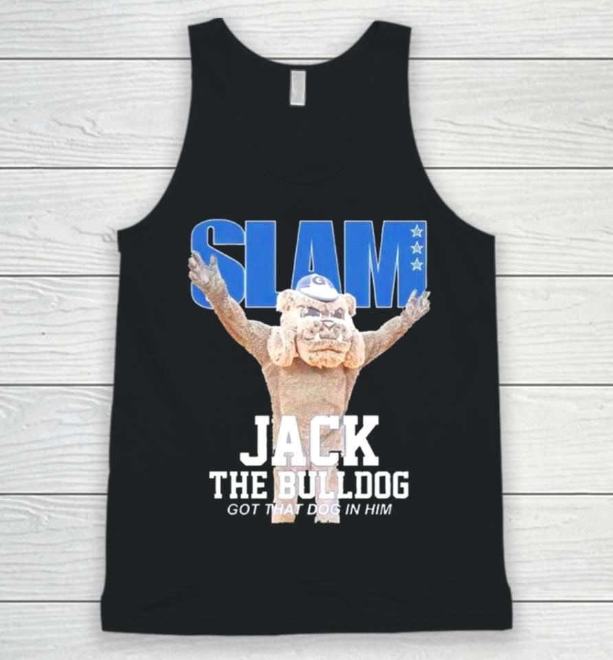 Slam Jack The Bulldog Got That Dog In Him Georgetown Mascot Unisex Tank Top