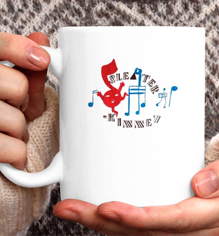 Sleater Kinney Music Notes Coffee Mug
