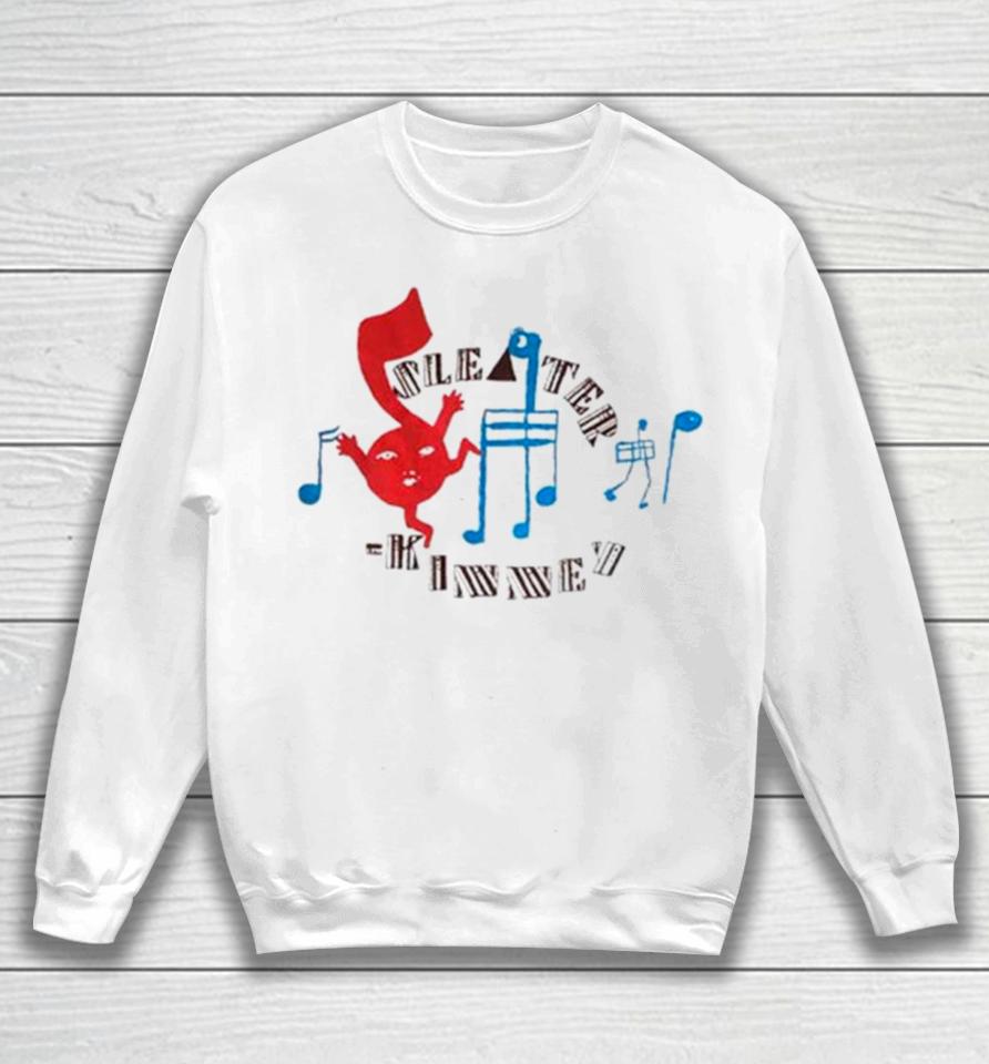 Sleater Kinney Music Notes Sweatshirt