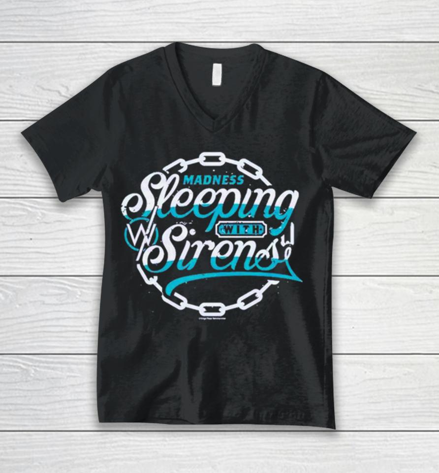 Sleeping With Sirens Madness Unisex V-Neck T-Shirt