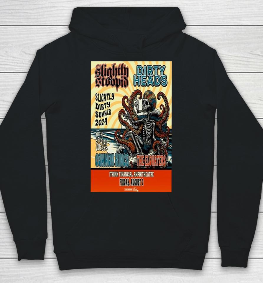 Slightly Stoopid &Amp; Dirty Heads August 2, 2024 Ithink Financial Amphitheatre West Palm Beach Fl Hoodie