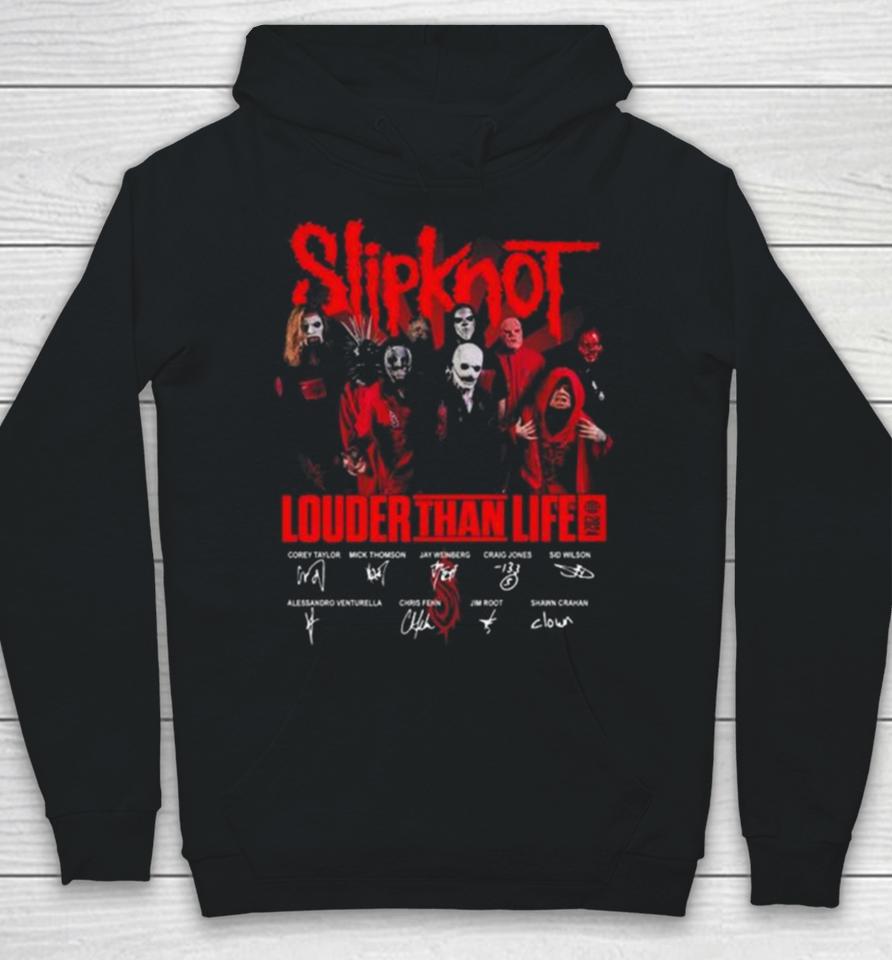 Slipknot Louder Than Life 2024 Signatures Hoodie
