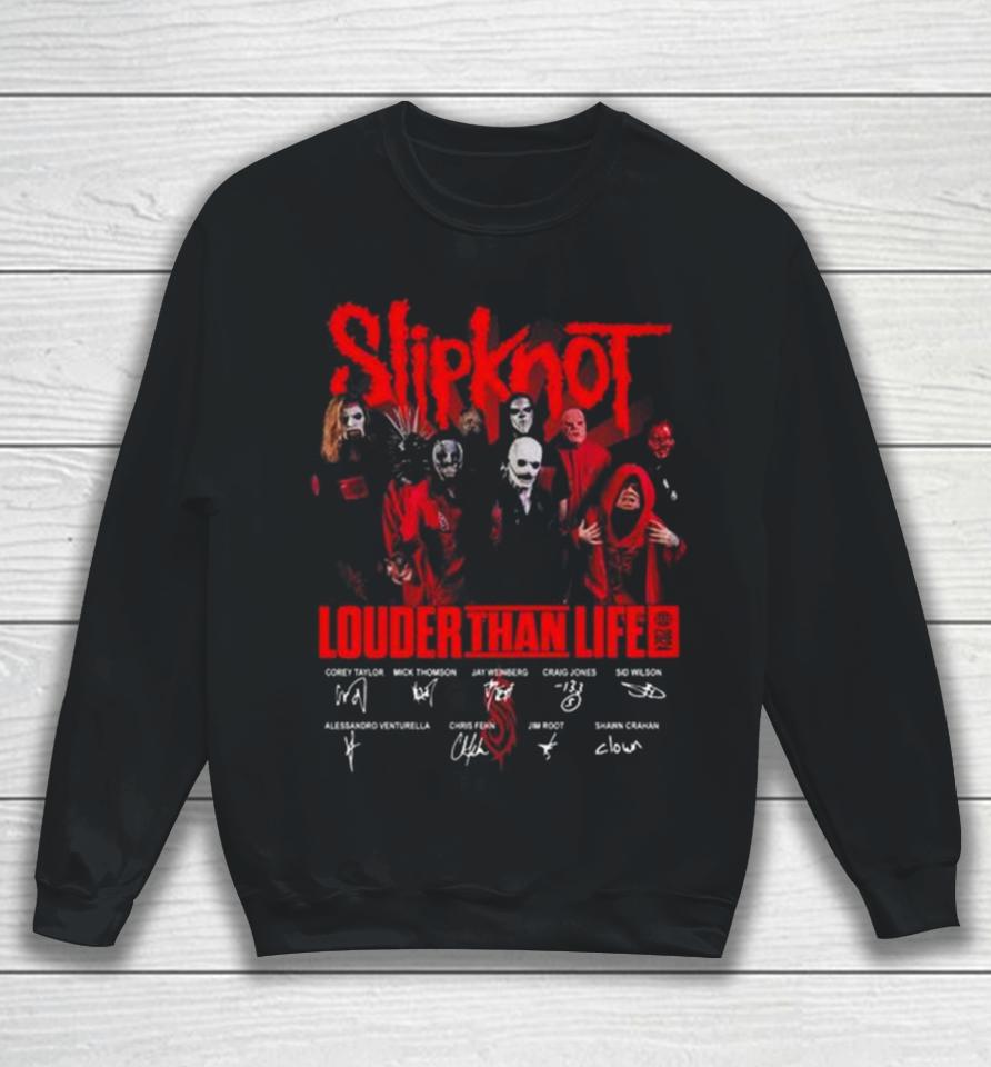 Slipknot Louder Than Life 2024 Signatures Sweatshirt