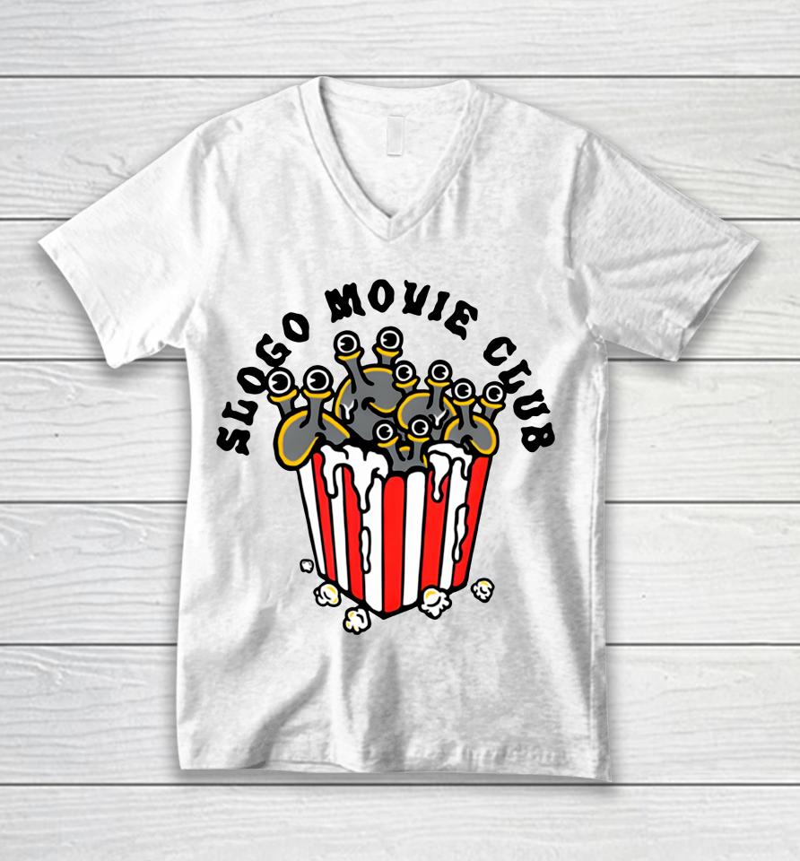 Slogo Movie Club Unisex V-Neck T-Shirt