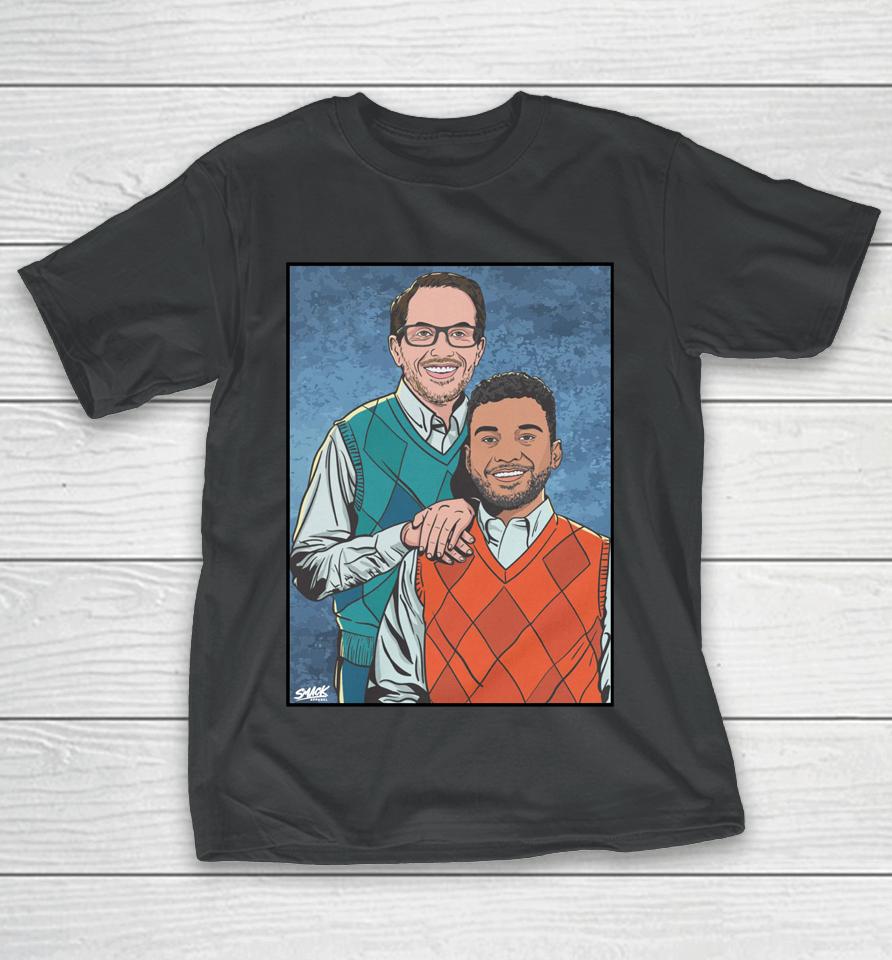 Smack Apparel Best Friends Step Brothers For Miami Football Fan T-Shirt