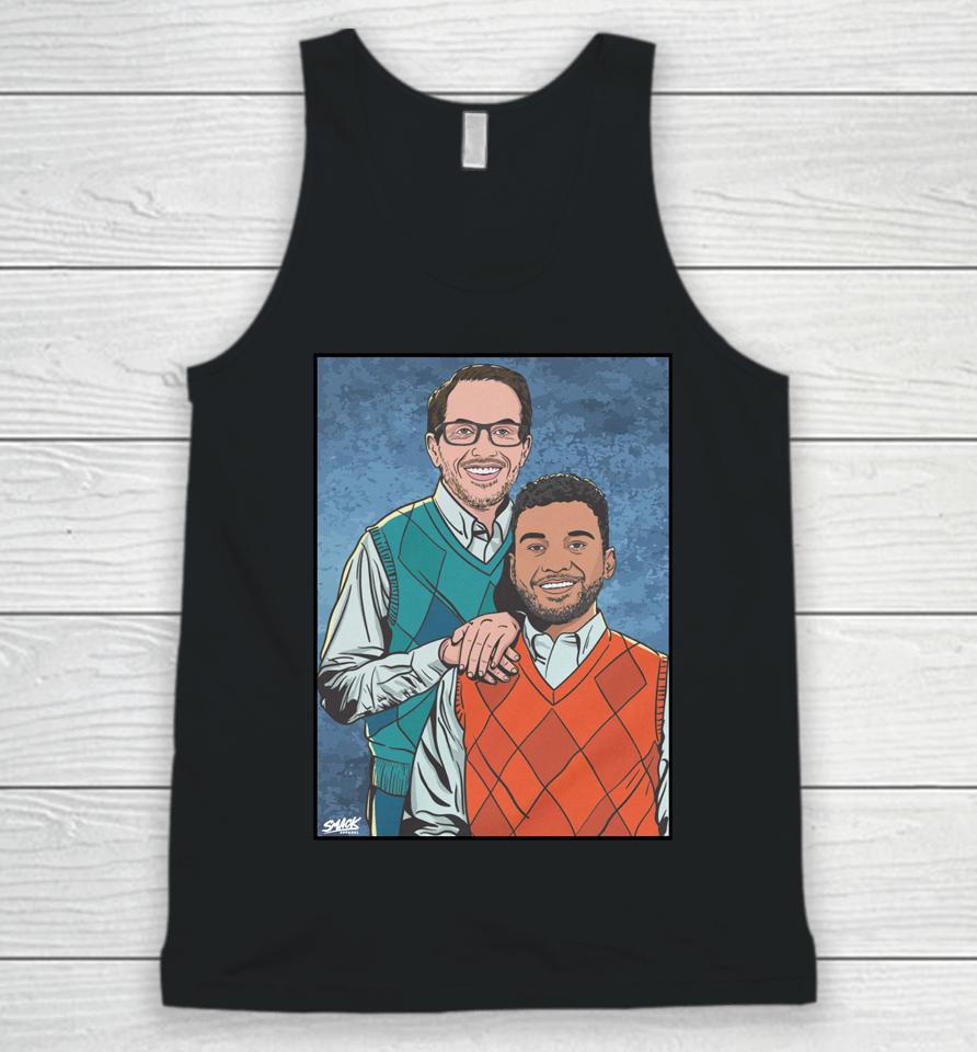 Smack Apparel Best Friends Step Brothers For Miami Football Fan Unisex Tank Top