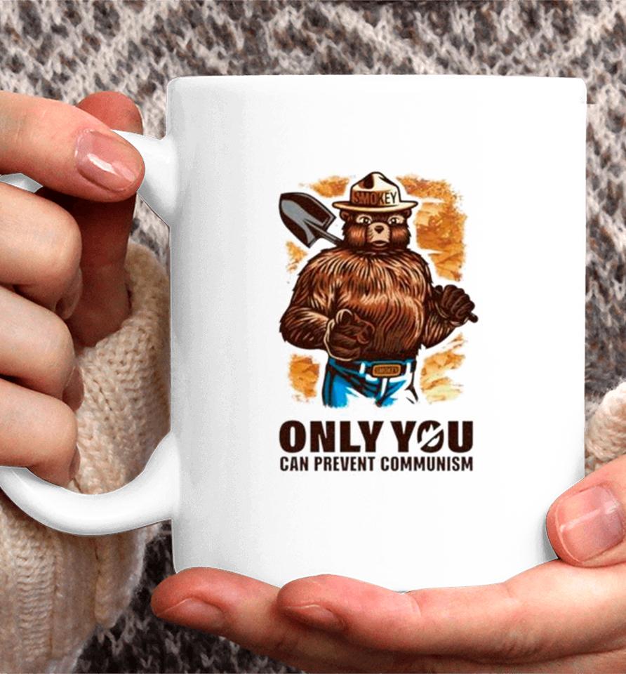 Smokey Bear Only You Can Prevent Communism Coffee Mug