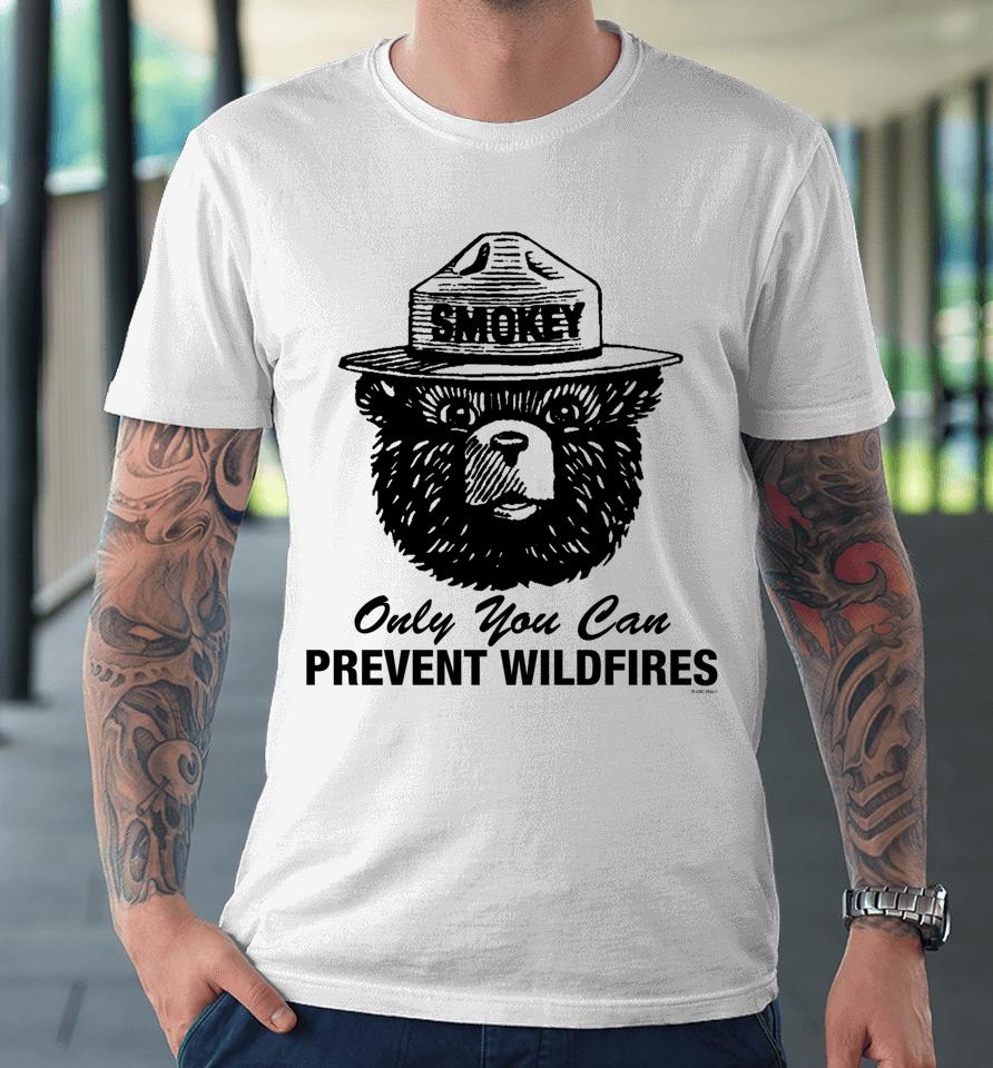 Smokey Bear Only You Can Prevent Wildfires Premium T-Shirt
