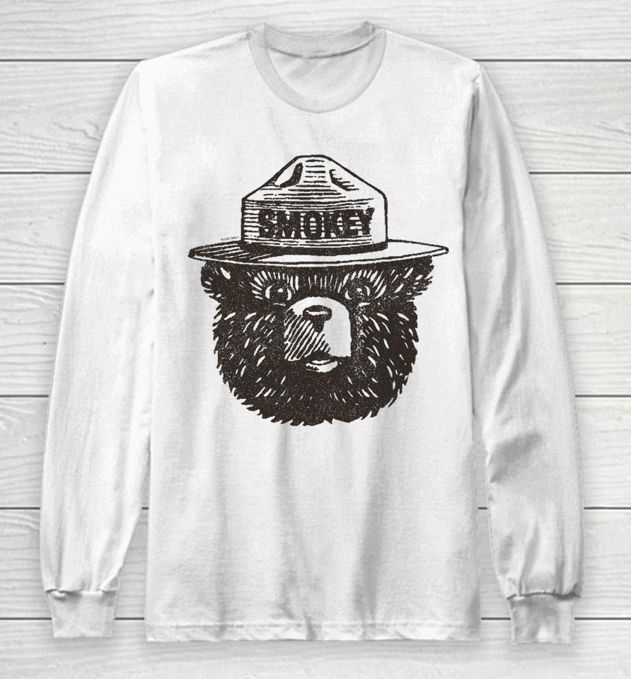 Smokey Bear Portrait Long Sleeve T-Shirt
