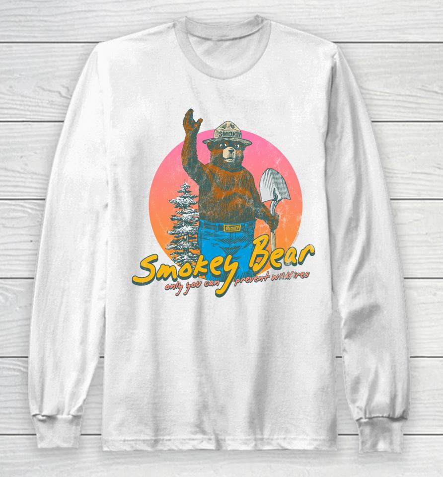 Smokey Bear Retro Smokey Bear Long Sleeve T-Shirt