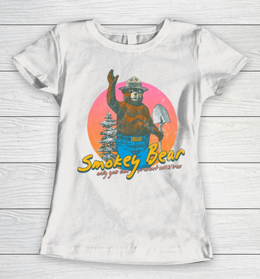 Smokey Bear Retro Smokey Bear Women T-Shirt