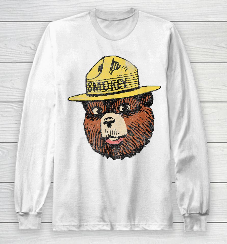 Smokey Bear Vintage Smokey Head Long Sleeve T-Shirt