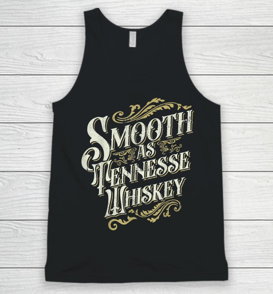 Smooth As Tennessee Whiskey Strawberry Wine Unisex Tank Top