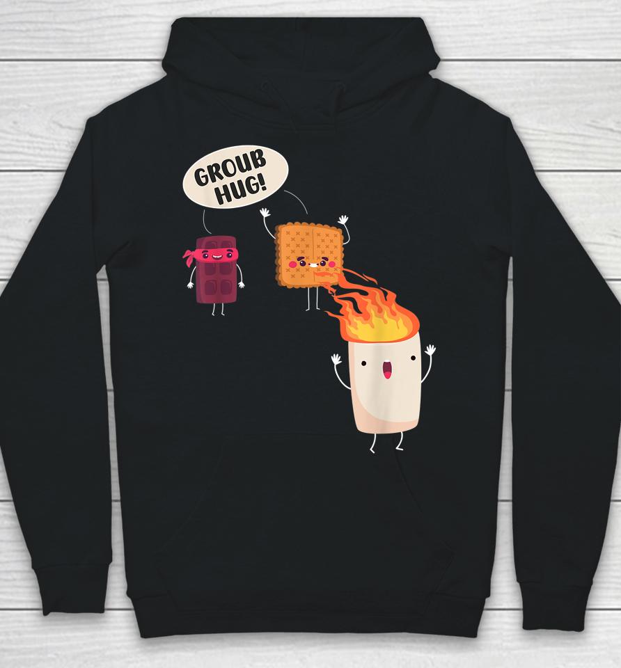 Smores S'mores Marshmallow Camping Roasting Bonfire Hoodie