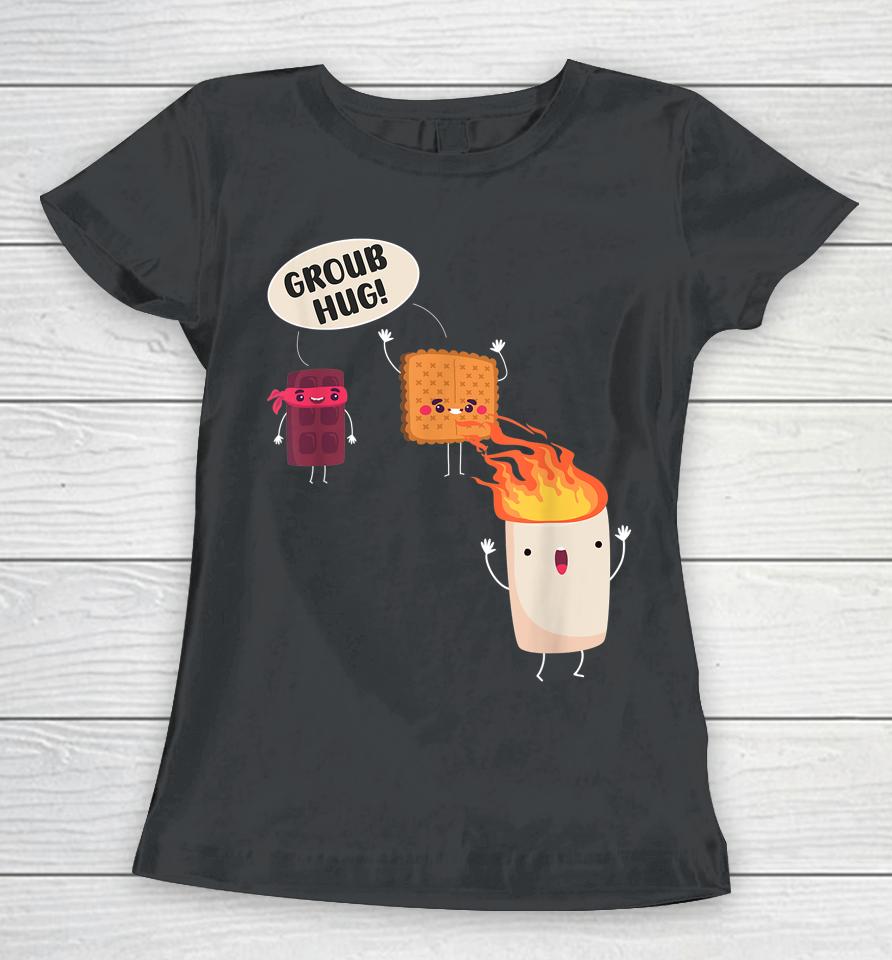 Smores S'mores Marshmallow Camping Roasting Bonfire Women T-Shirt