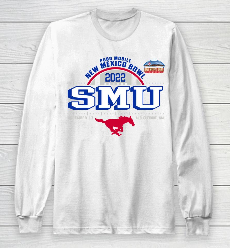 Smu Mustangs White New Mexico Bowl Long Sleeve T-Shirt