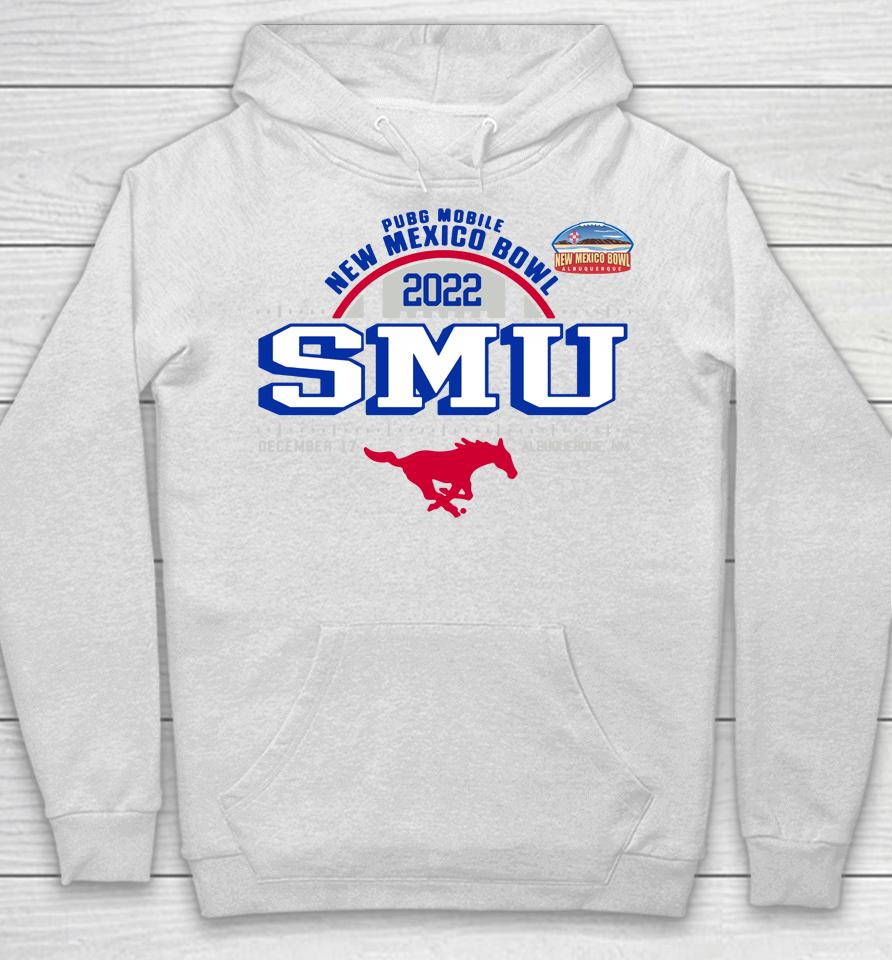 Smu Mustangs White New Mexico Bowl Hoodie