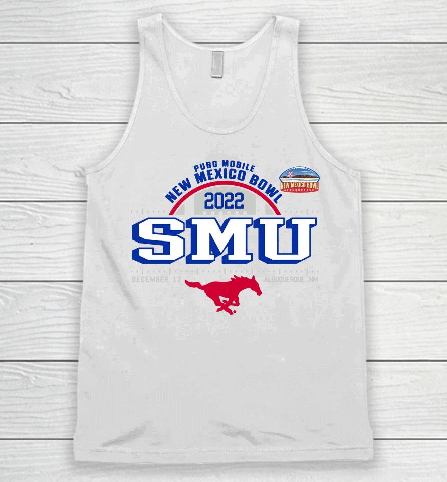 Smu Mustangs White New Mexico Bowl Unisex Tank Top