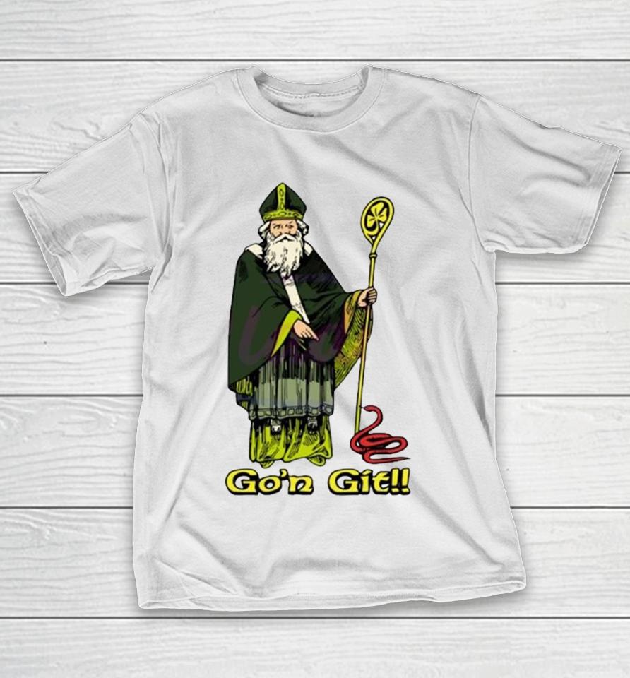 Snake Red Gon Git St Patricks Day Vicar T-Shirt