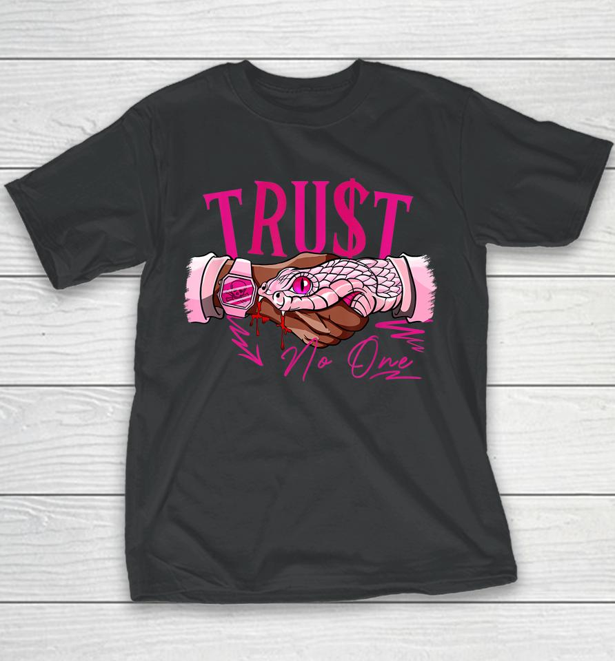 Sneaker Trust No One Low Triple Pink Matching Youth T-Shirt