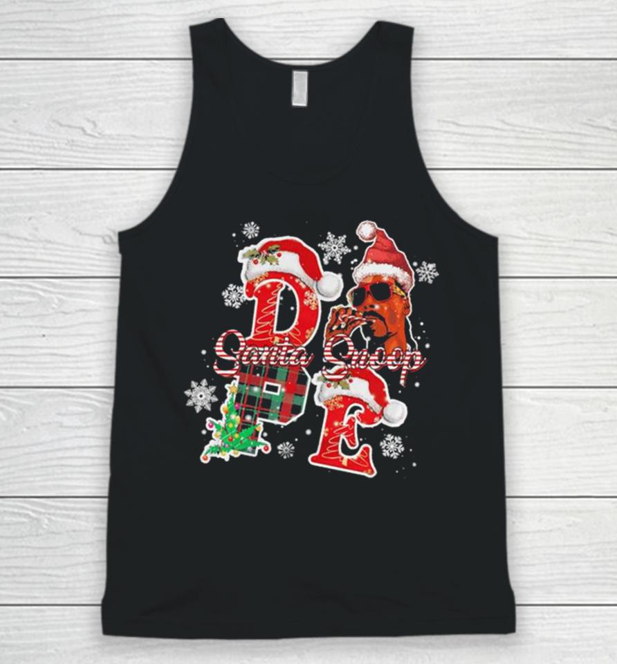 Snoop Dogg Merry Christmas Shizzle Ma Nizzle Dope Merry Chrizzle Fo Shizzle Santa Snoop Sweatershirts Unisex Tank Top