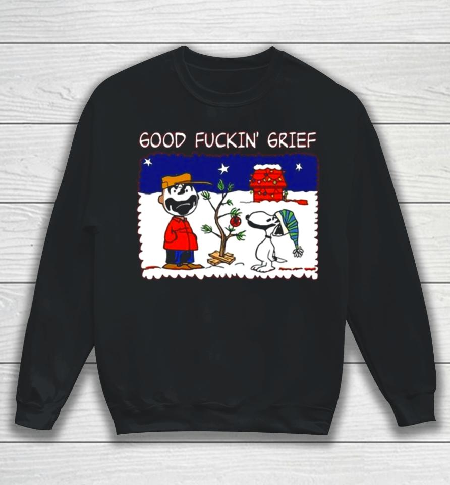 Snoopy And Charlie Brown Insane Clown Posse Good Fuckin’ Grief Sweatshirt