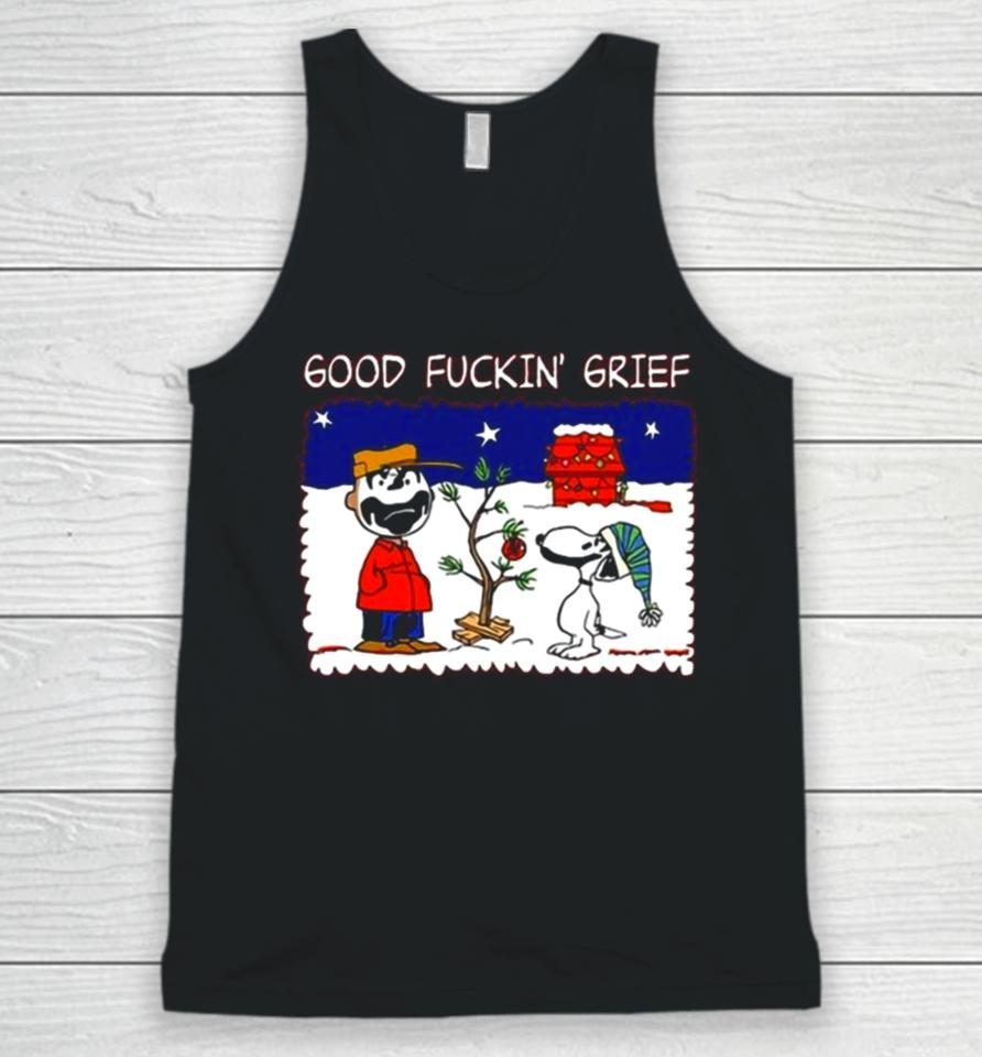 Snoopy And Charlie Brown Insane Clown Posse Good Fuckin’ Grief Unisex Tank Top