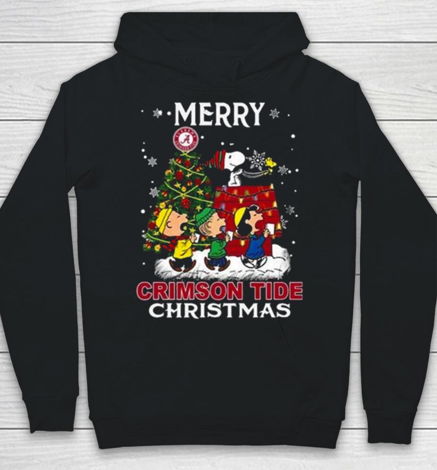 Snoopy And Friends Merry Christmas Alabama Crimson Tide 2023 Hoodie