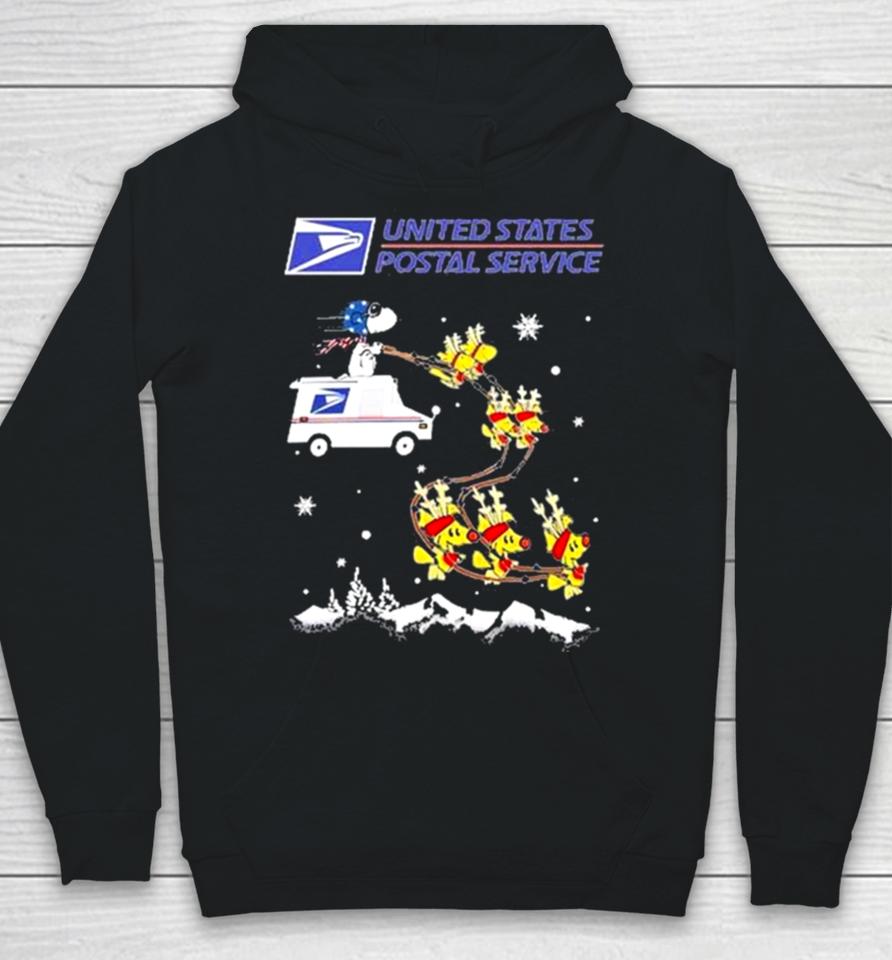 Snoopy And Woodstock Reindeers United States Postal Service Christmas 2023 Sweatshirts Hoodie