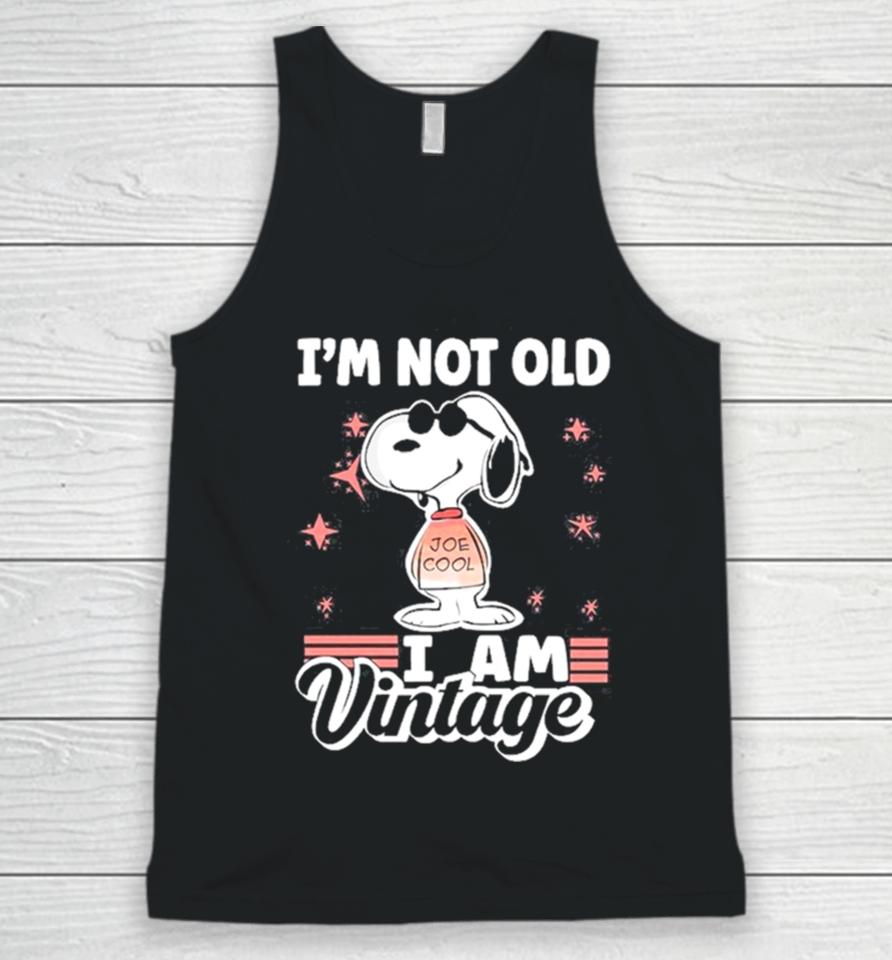 Snoopy I’m Not Old I Am Vintage 2023 Unisex Tank Top