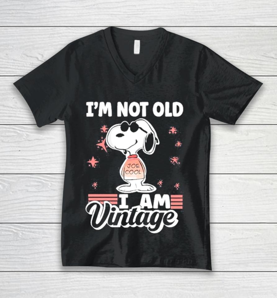 Snoopy I’m Not Old I Am Vintage 2023 Unisex V-Neck T-Shirt