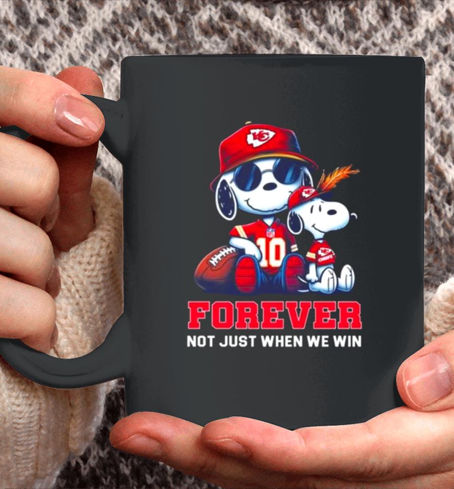 Snoopy Kansas City Chiefs 2024 Forever Not Just When We Win Coffee Mug