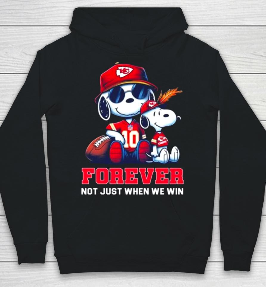 Snoopy Kansas City Chiefs 2024 Forever Not Just When We Win Hoodie