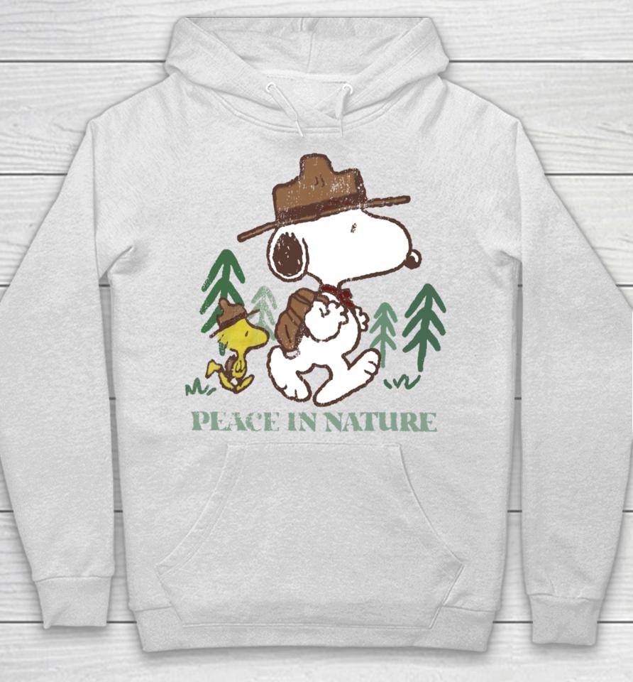 Snoopy Peace In Nature Hoodie