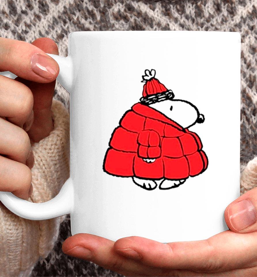 Snoopy Winter Puffy Coffee Mug