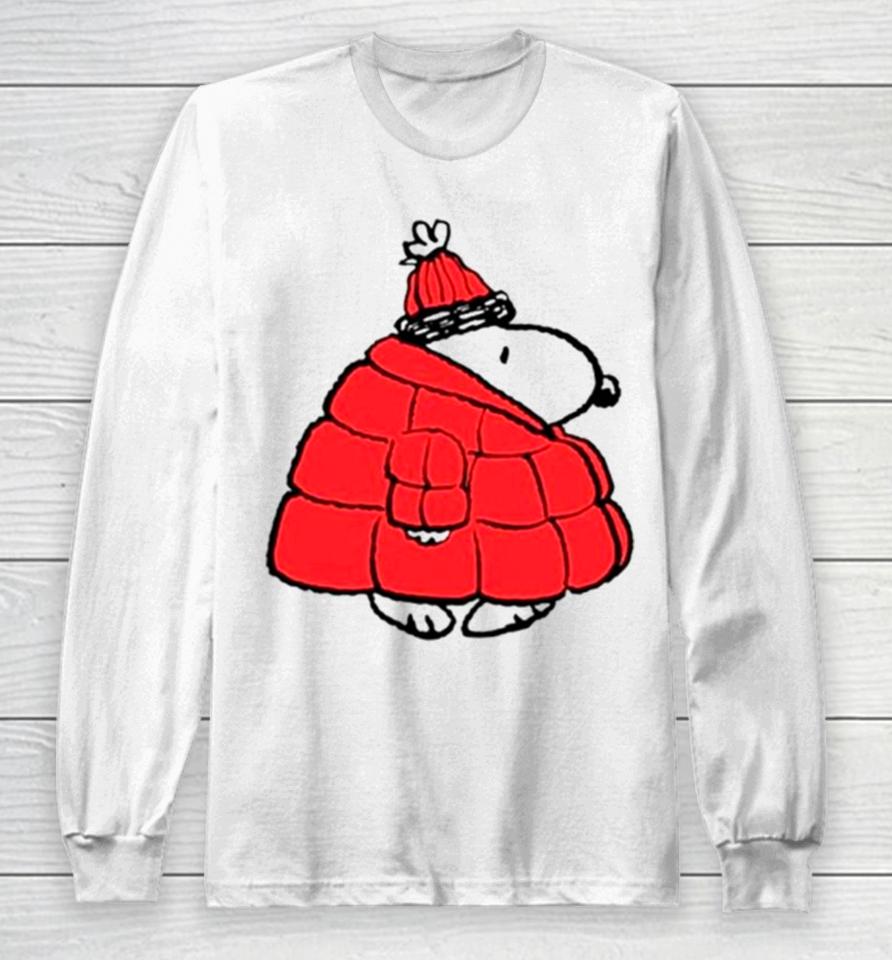 Snoopy Winter Puffy Long Sleeve T-Shirt